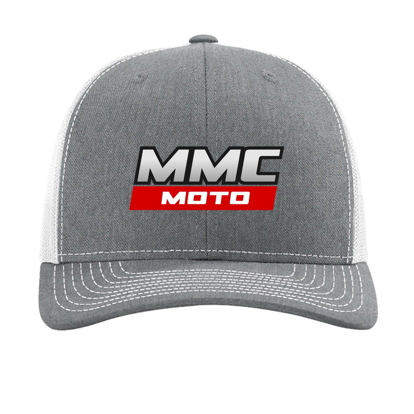 Heather Grey/ White - FRONT